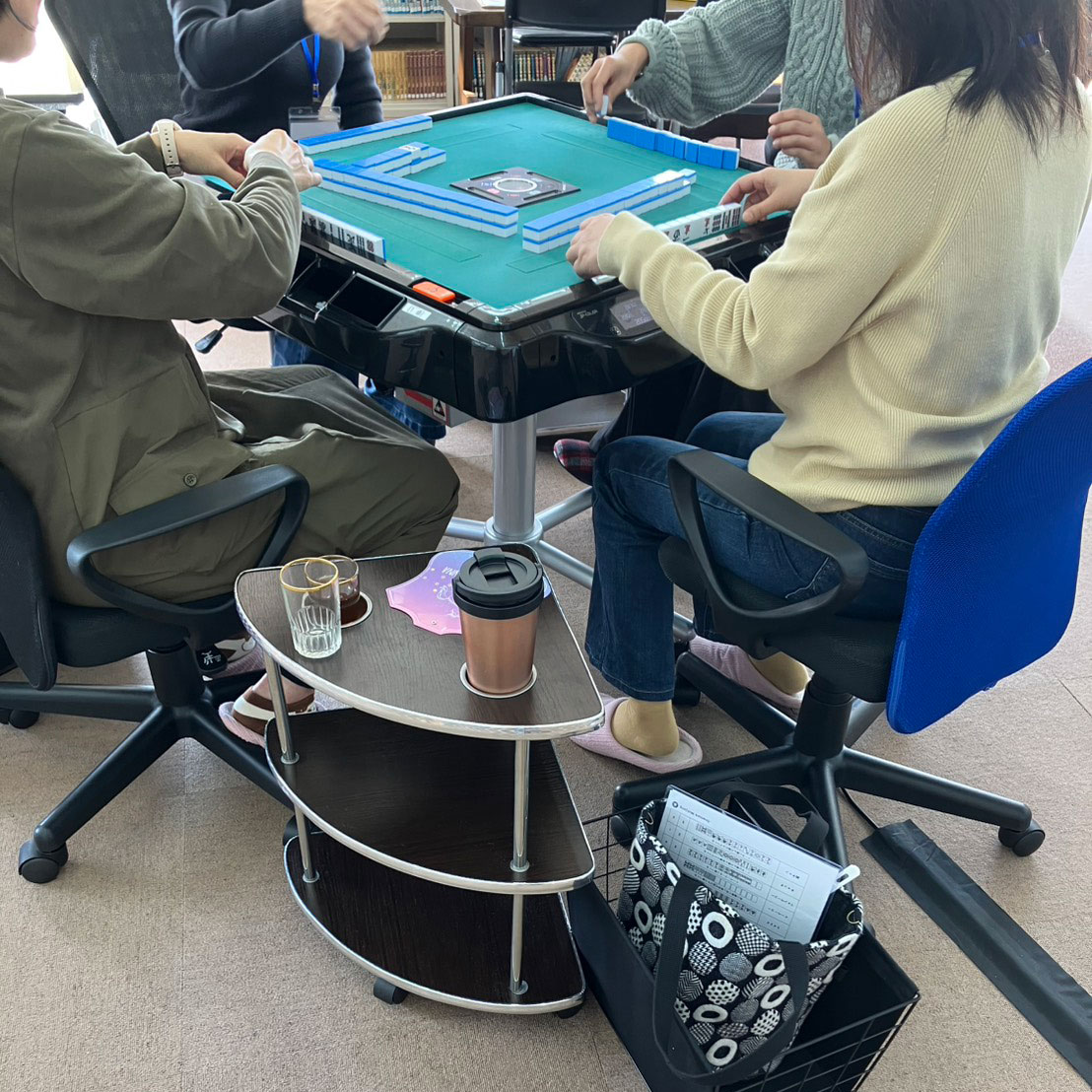 健康麻雀教室のようす